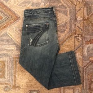 7 for all man kind denim capris size 27